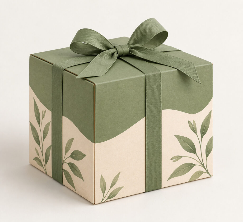 PackNiti packaging mockup: Custom Kraft Paper Gift Box (PN-PD-000582)