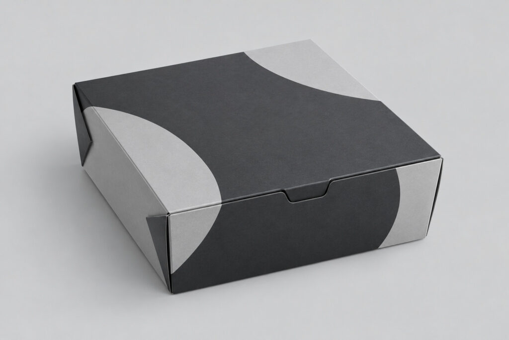 PackNiti packaging mockup: Custom Square Food Tray Box (Style 000619) (PN-PD-000619)