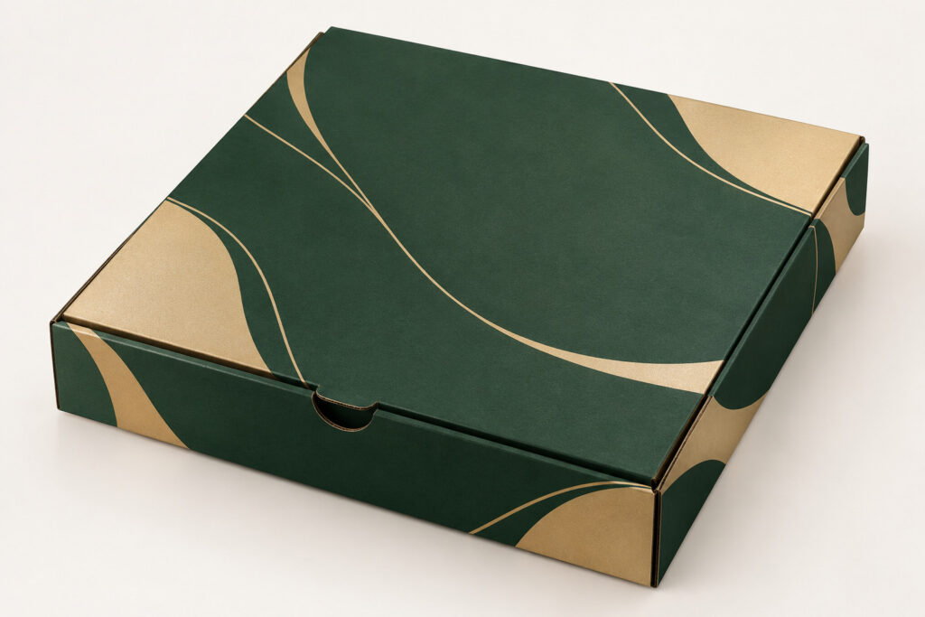 PackNiti packaging mockup: Custom Pizza Box (Style 000620) (PN-PD-000620)