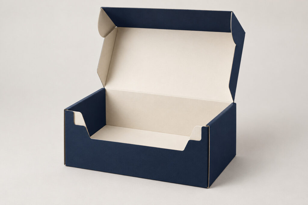 PackNiti packaging mockup: Custom Flip Top Boxes Front Open Card Locks (PN-PD-000631)