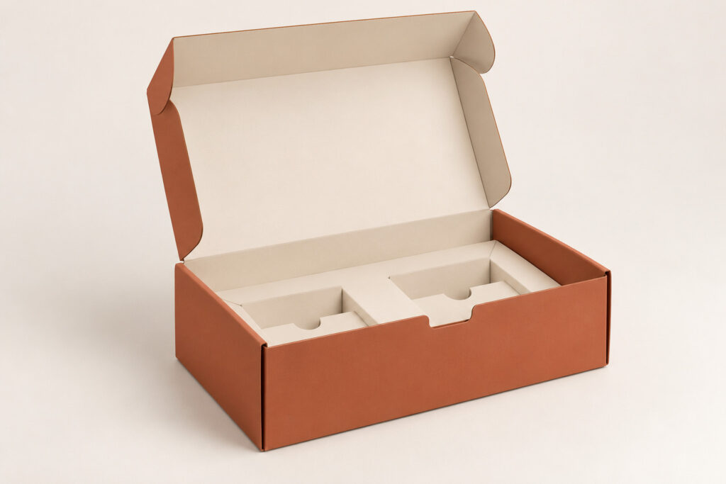 PackNiti packaging mockup: Custom Flip Top Boxes Easy Flip Covers Lock Inserts (PN-PD-000637)