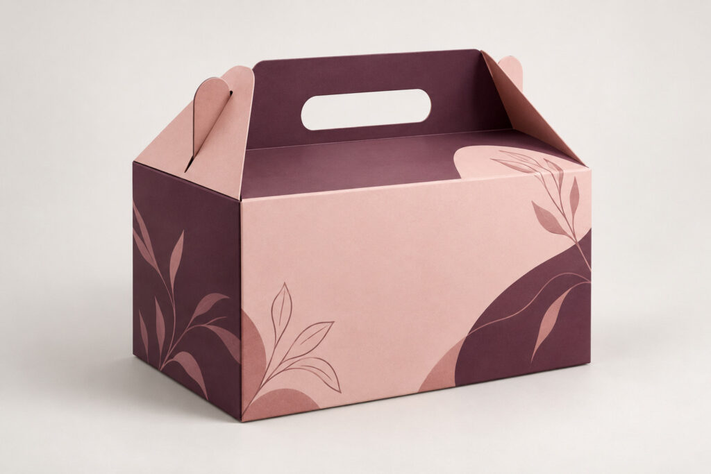 PackNiti packaging mockup: Custom Organic Food Box Packaging (PN-PD-000638)