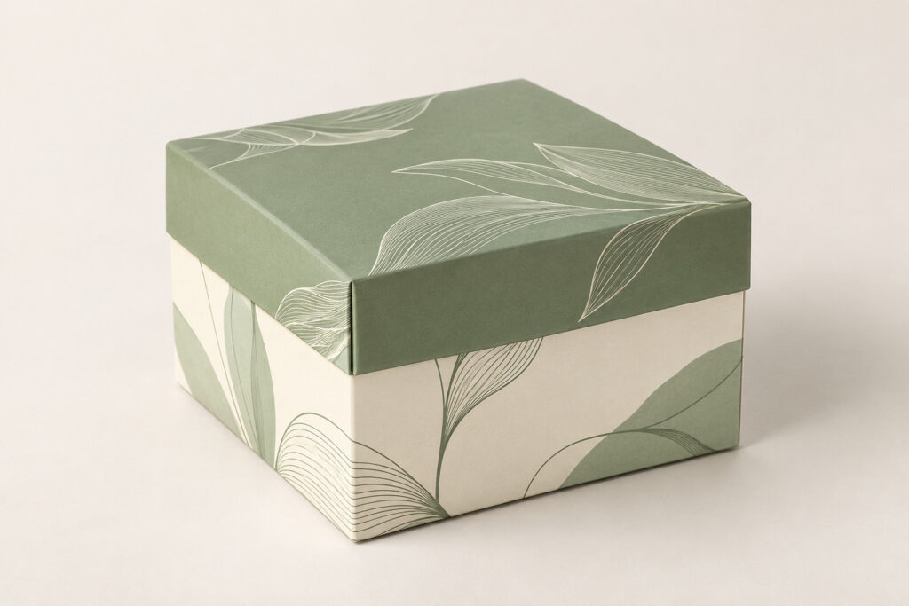 PackNiti packaging mockup: Custom Box With Lid Moisturizer Box (PN-PD-000642)