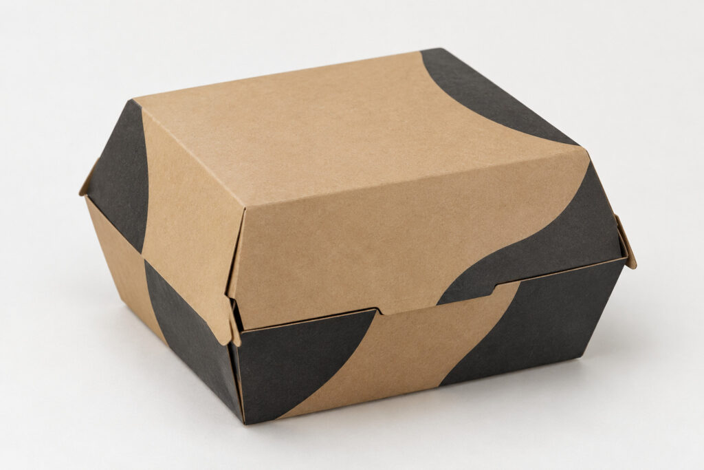 PackNiti packaging mockup: Custom Fast Food Box (PN-PD-000646)