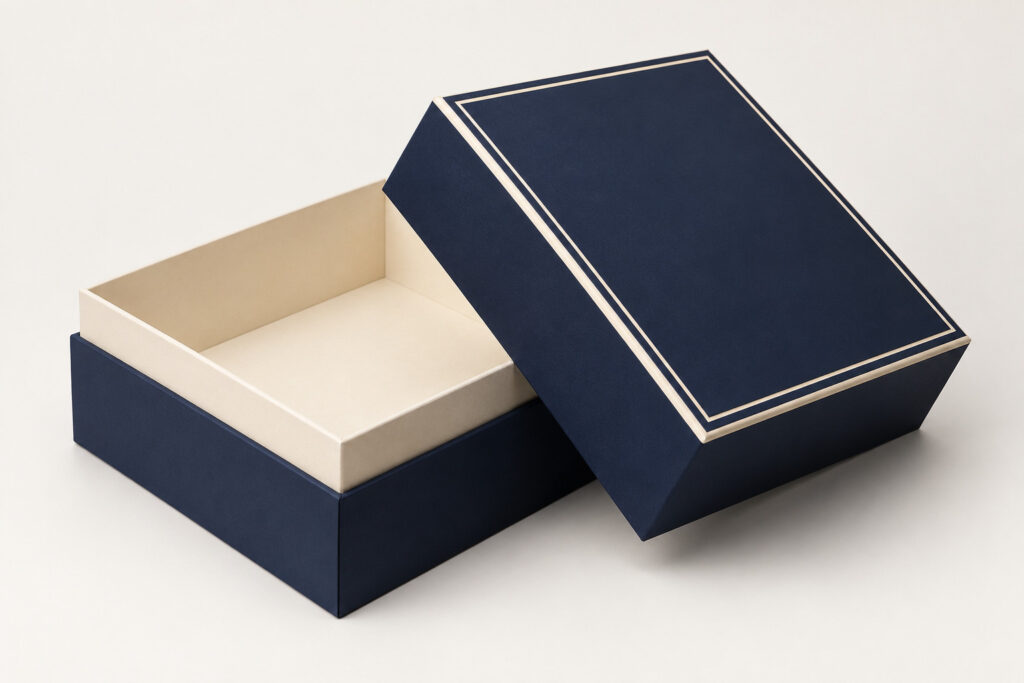 PackNiti packaging mockup: Custom Lid And Base Luxury Gift Box (PN-PD-000651)