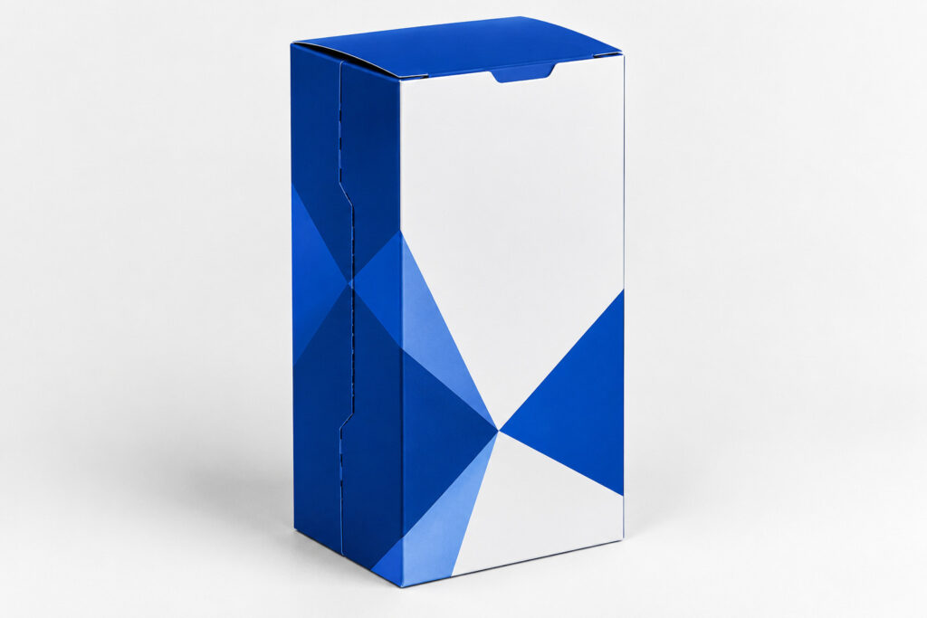 PackNiti packaging mockup: Custom Tuck End Boxes Side Tear Lines Polygonal Machine Bags (PN-PD-000673)