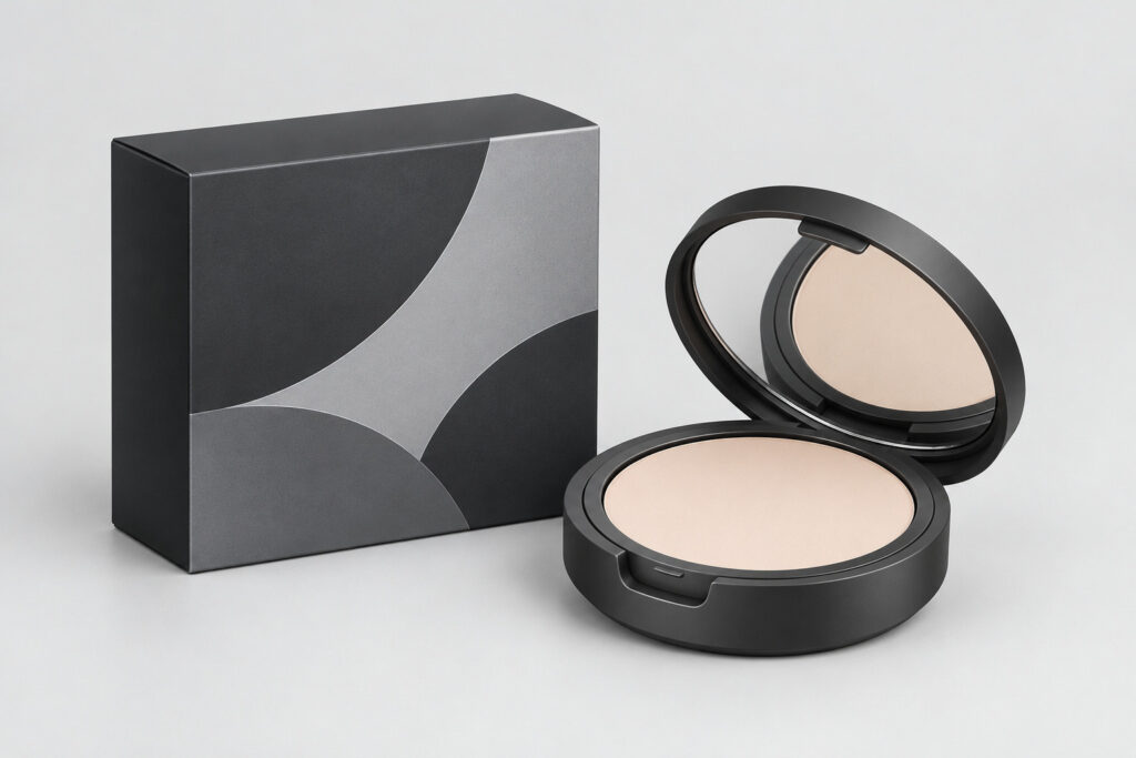 PackNiti packaging mockup: Custom Compact Powder Box (PN-PD-000699)