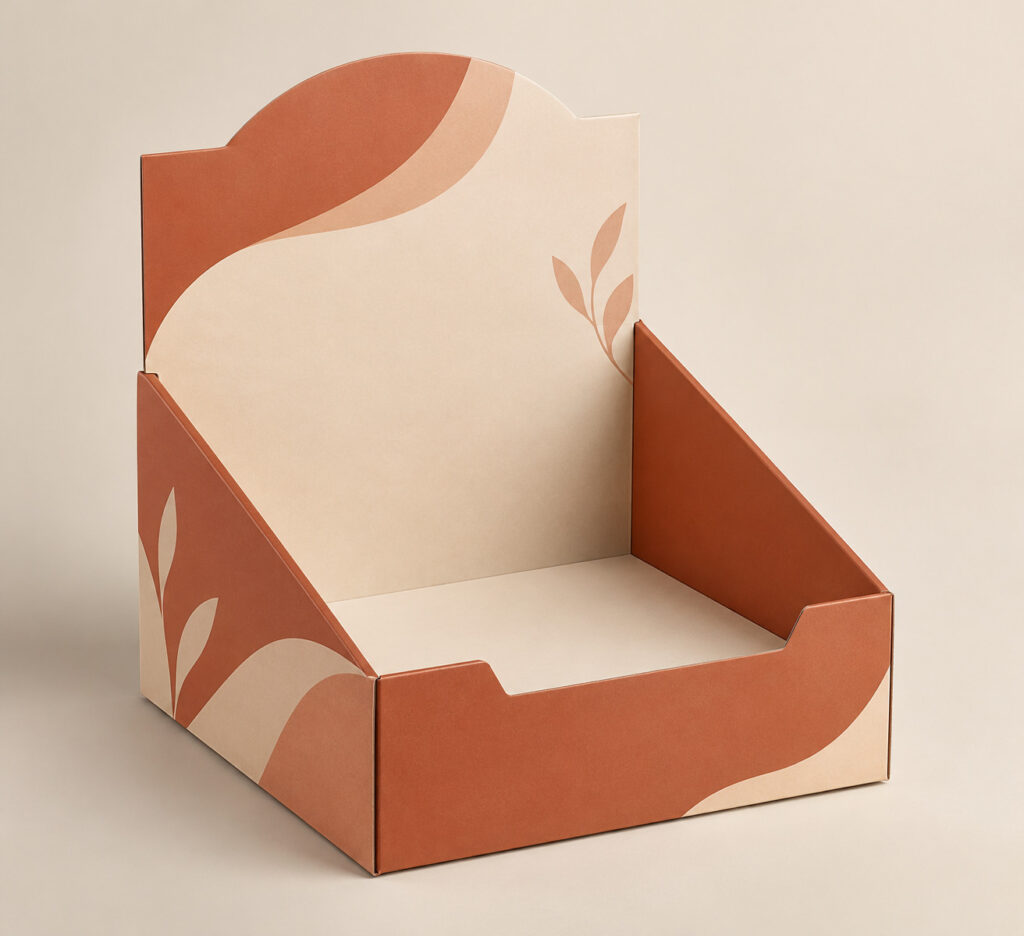 PackNiti packaging mockup: Custom Display Box Packaging (Style 000707) (PN-PD-000707)