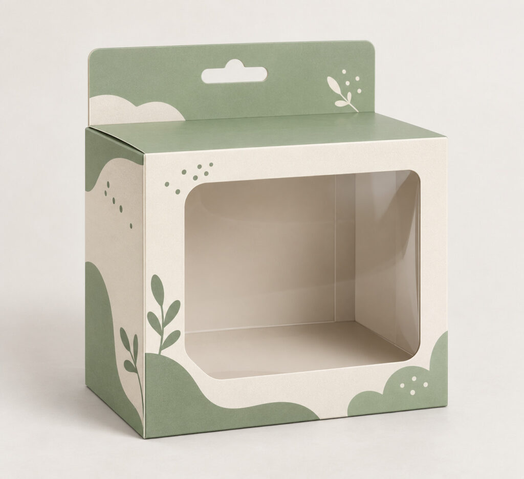 PackNiti packaging mockup: Custom Square Hanging Toy Box With Window (PN-PD-000712)