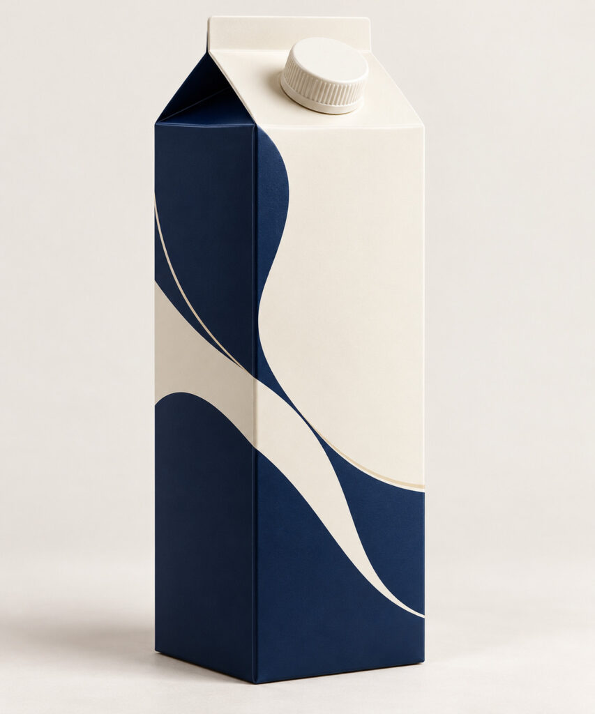 PackNiti packaging mockup: Custom 1000ml Beverage Carton (PN-PD-000715)