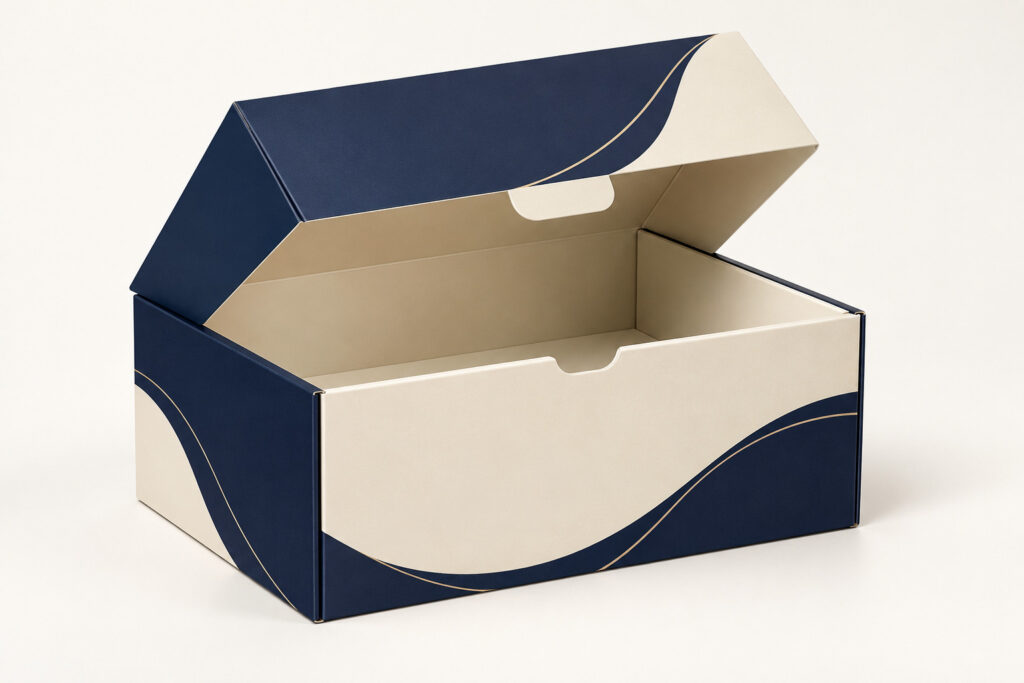 PackNiti packaging mockup: Custom Cartons Easy Flip Covers (PN-PD-000725)