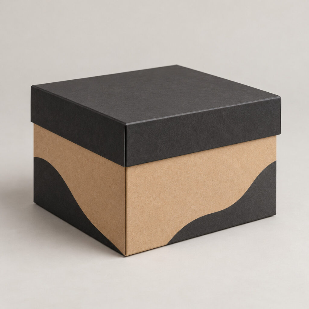 PackNiti packaging mockup: Custom Square Box With Lid (Style 000726) (PN-PD-000726)