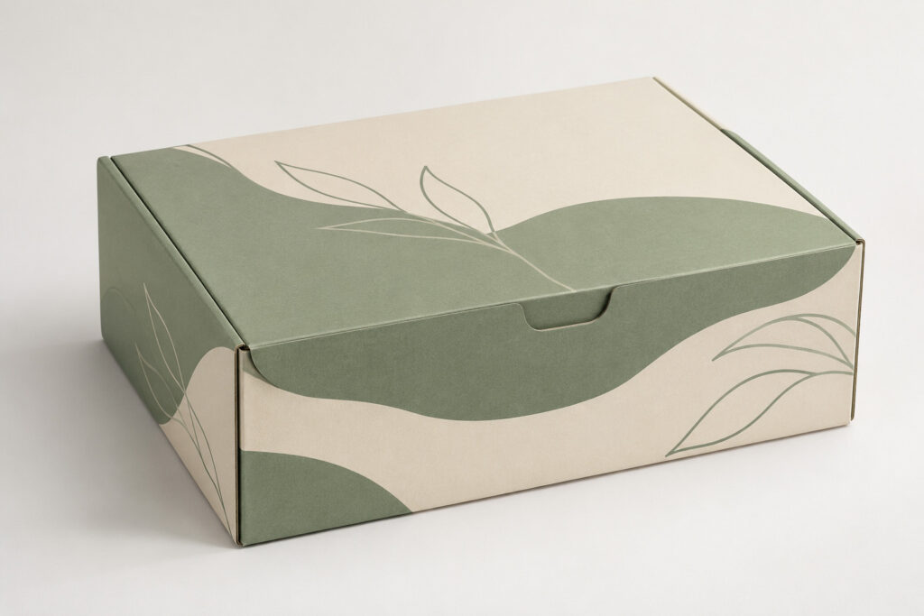 PackNiti packaging mockup: Custom Snap Lock On Top Box Paper (PN-PD-000732)
