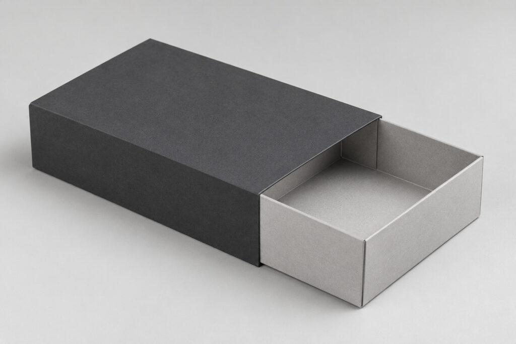 PackNiti packaging mockup: Custom Kraft Paper Tray Box (Style 000739) (PN-PD-000739)