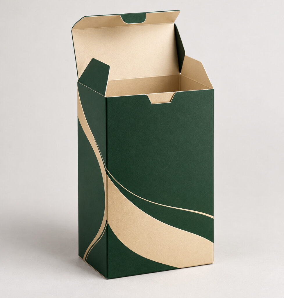 PackNiti packaging mockup: Custom Tuck End Box Variations Tear Open Snap Lock (PN-PD-000740)