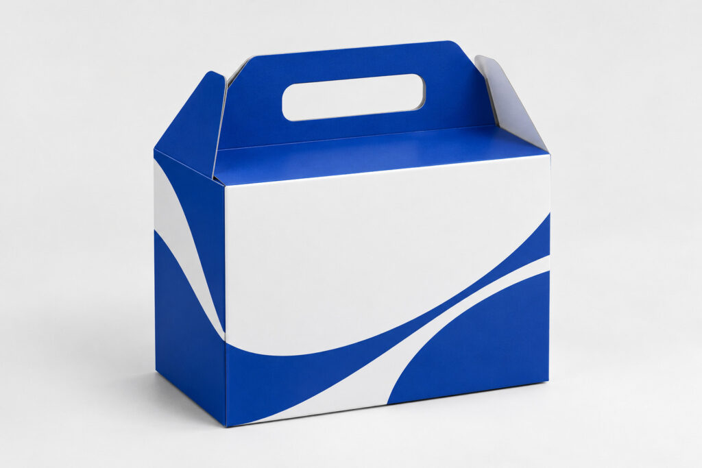 PackNiti packaging mockup: Custom Tuck End Box Variations Handle (Style 000743) (PN-PD-000743)
