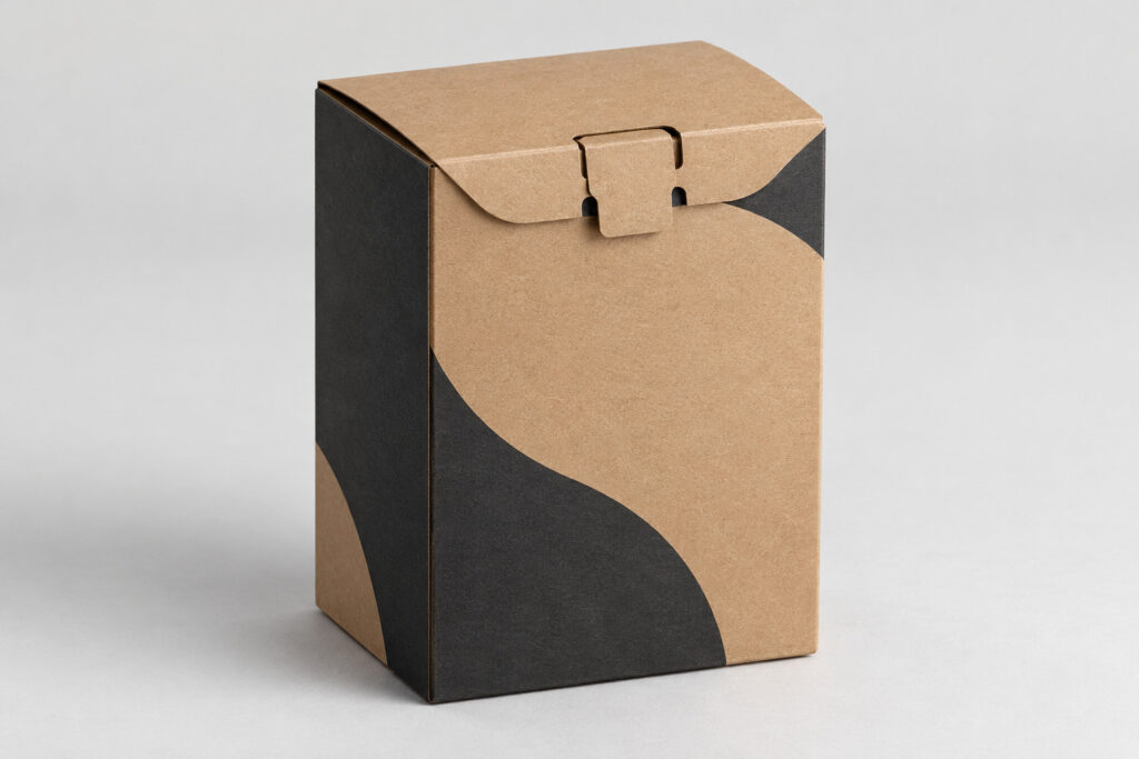 PackNiti packaging mockup: Custom Tuck End Box Variations Security Buckles Paper (PN-PD-000746)