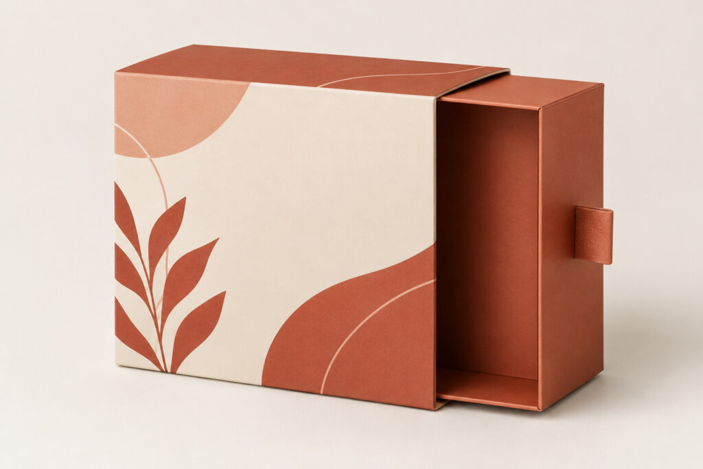 PackNiti packaging mockup: Custom Rotating Side Opening Paper Box (Style 000747) (PN-PD-000747)