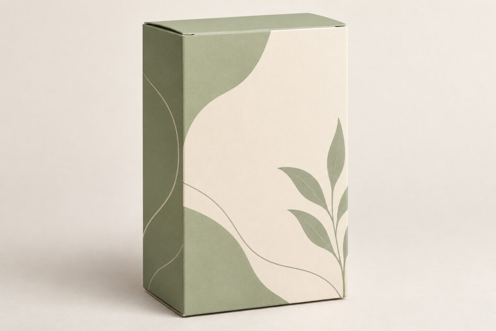 PackNiti packaging mockup: Custom Tuck End Box (Style 000752) (PN-PD-000752)