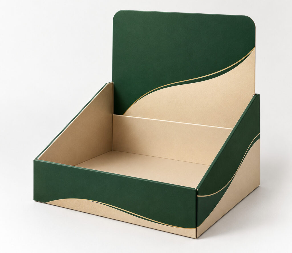 PackNiti packaging mockup: Custom Display Box (Style 000760) (PN-PD-000760)