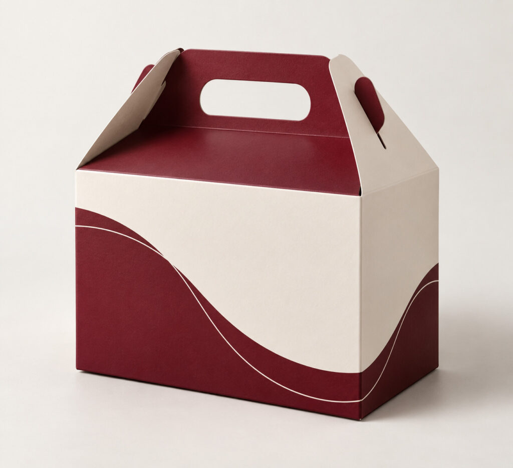 PackNiti packaging mockup: Custom Gable Box With Snap Lock (PN-PD-000764)