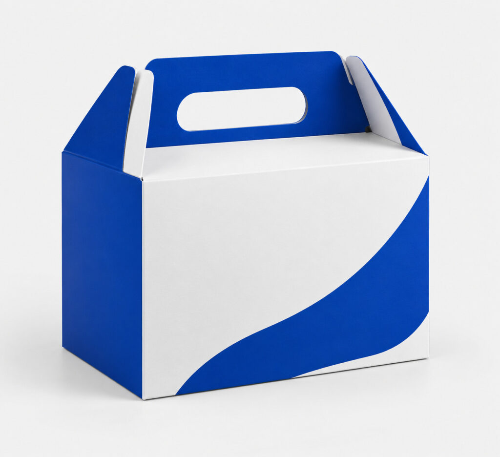 PackNiti packaging mockup: Custom Boxes With Handle (Style 000773) (PN-PD-000773)