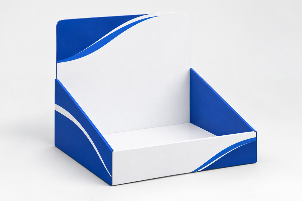 PackNiti packaging mockup: Custom Display Tray Box (Style 000793) (PN-PD-000793)